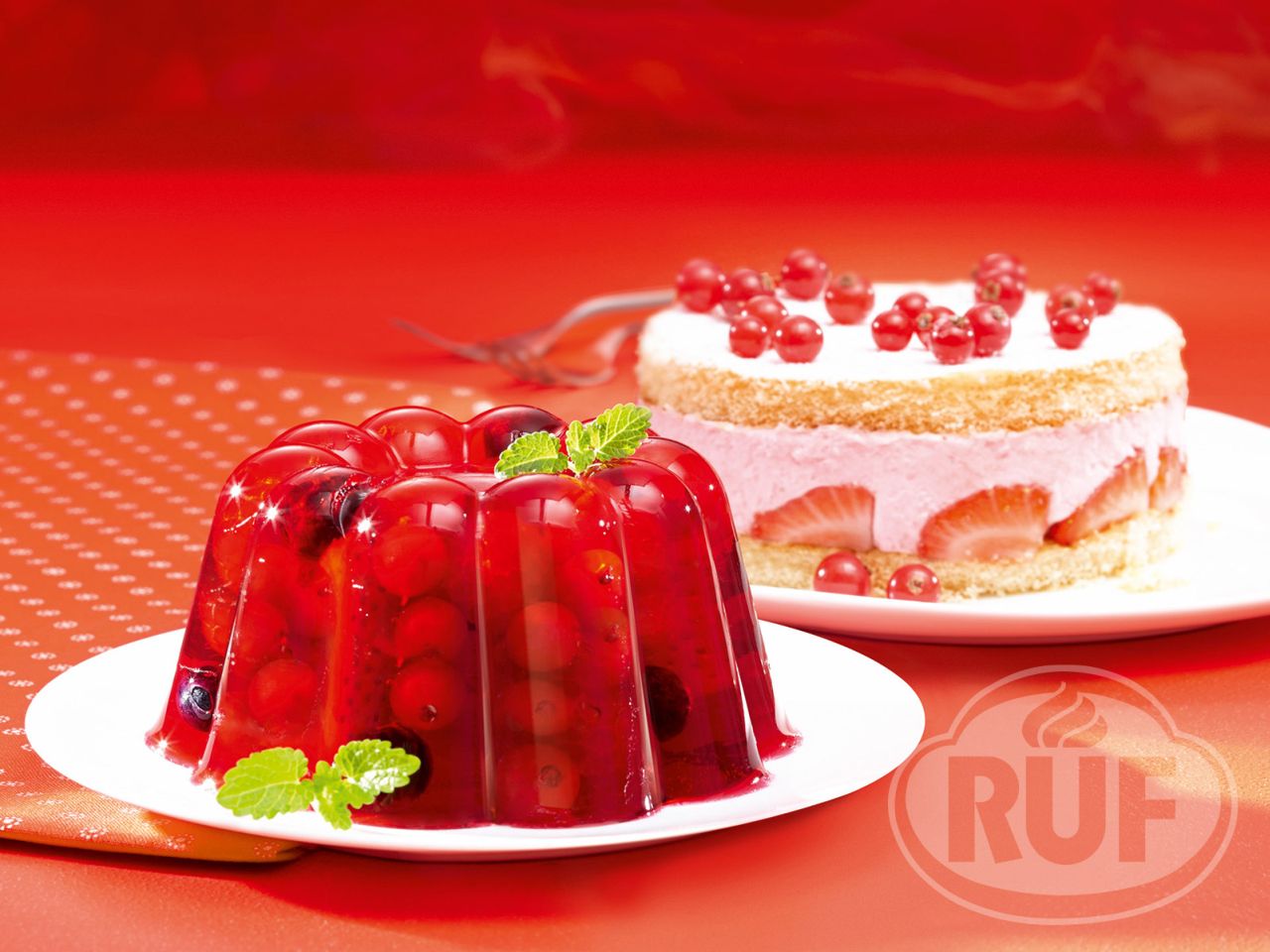 Blatt Gelatine Rot 20gr