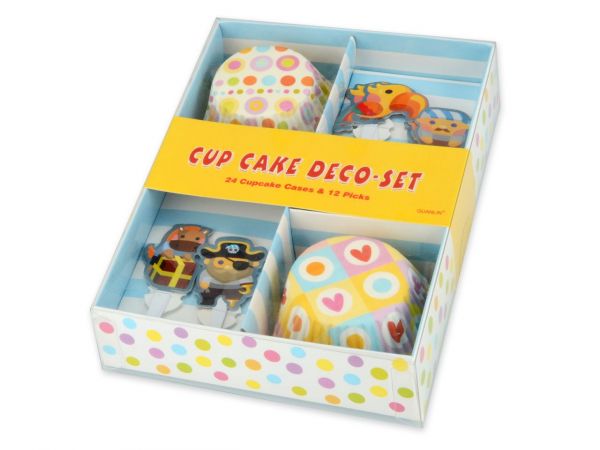 Cupcake Dekor-Set Piraten