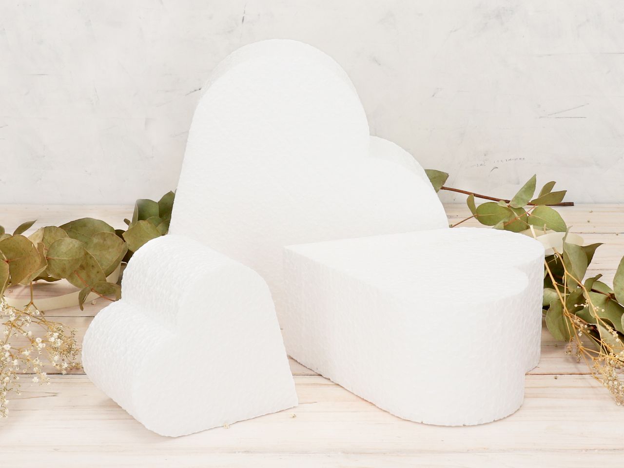 Cake Dummy Herz 10cm, Höhe 7cm