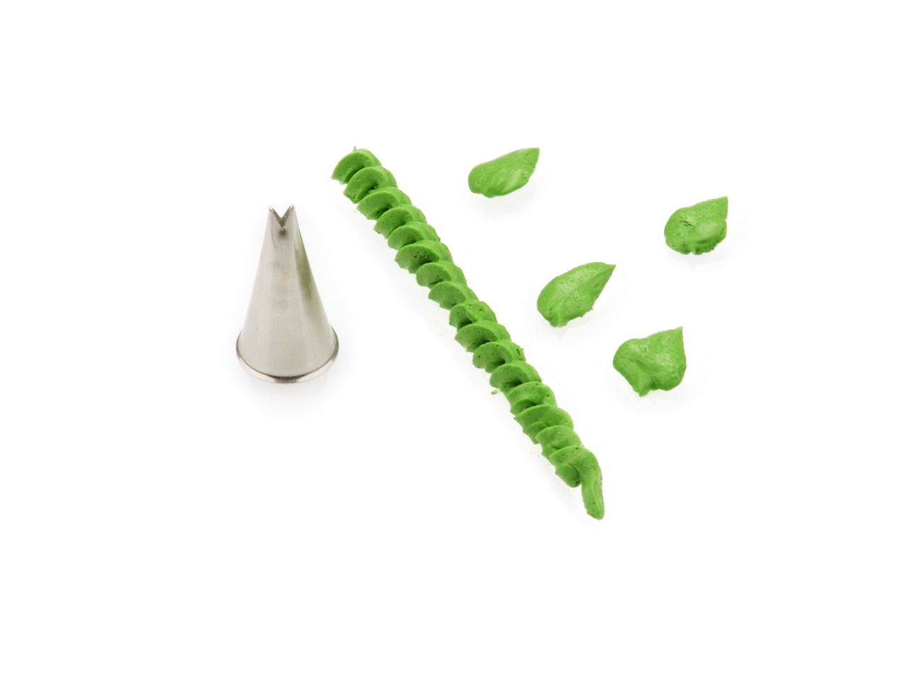 Garniertülle Blattülle offen 4mmx3,5mm