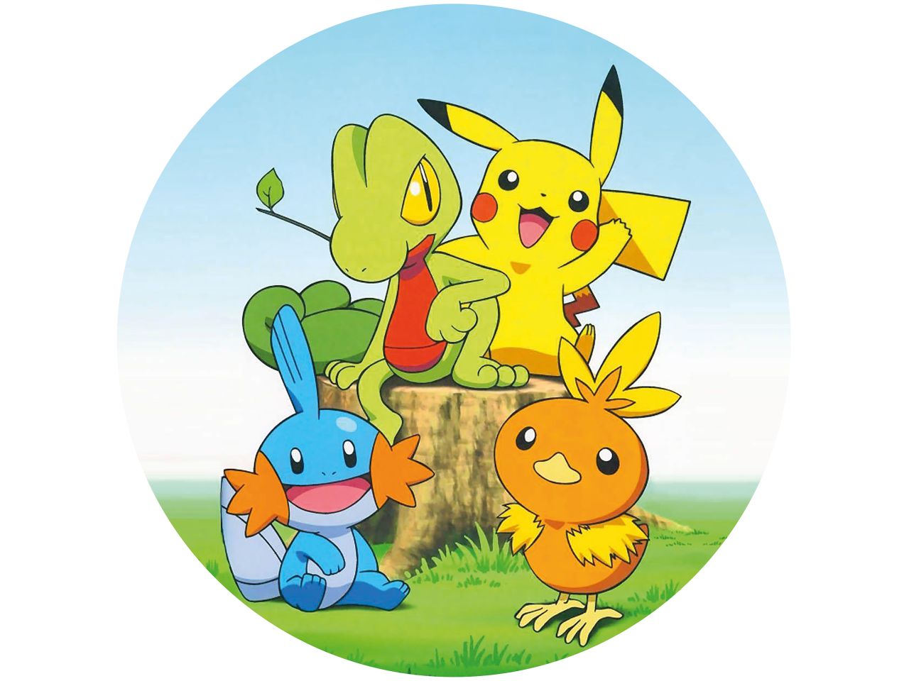 Tortenaufleger Pokemon 2 rund 20cm