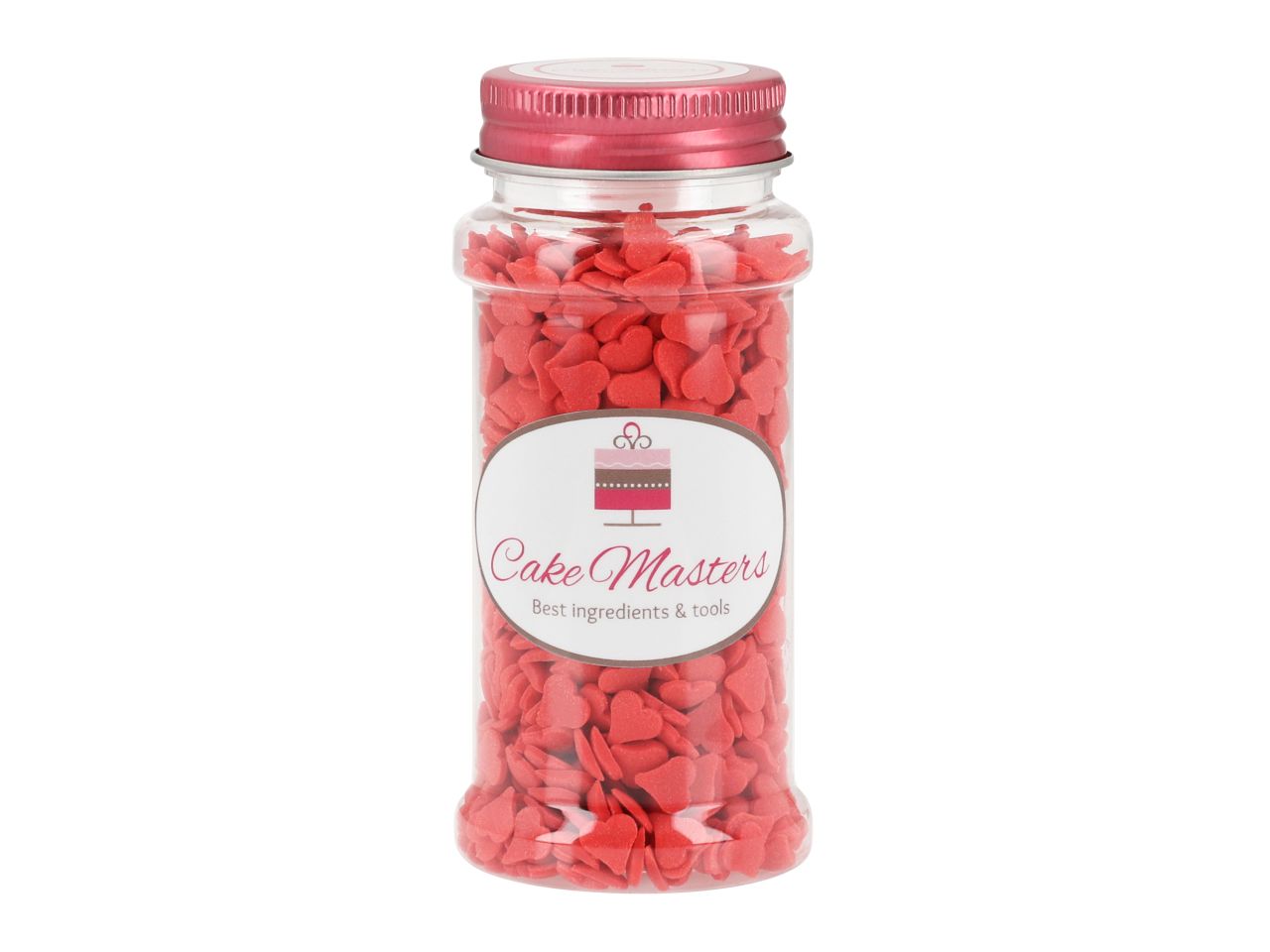 Streudekor Herzen rot 70g