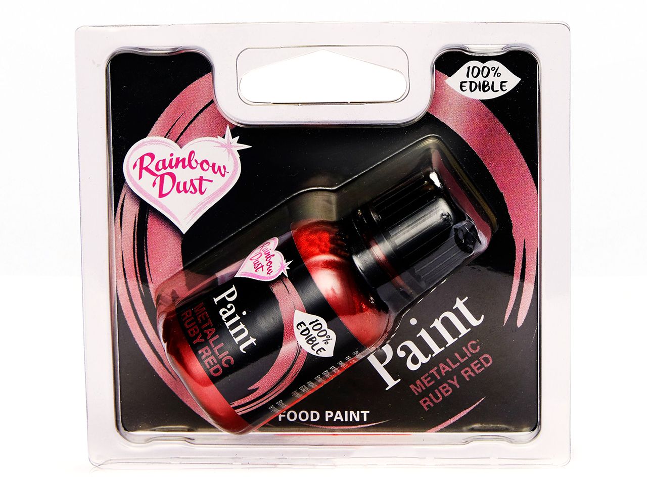 Metallic Ruby Red RD Lebensmittelfarbe 25ml
