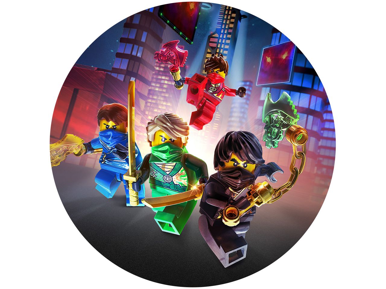 Tortenaufleger Ninjago rund 20cm