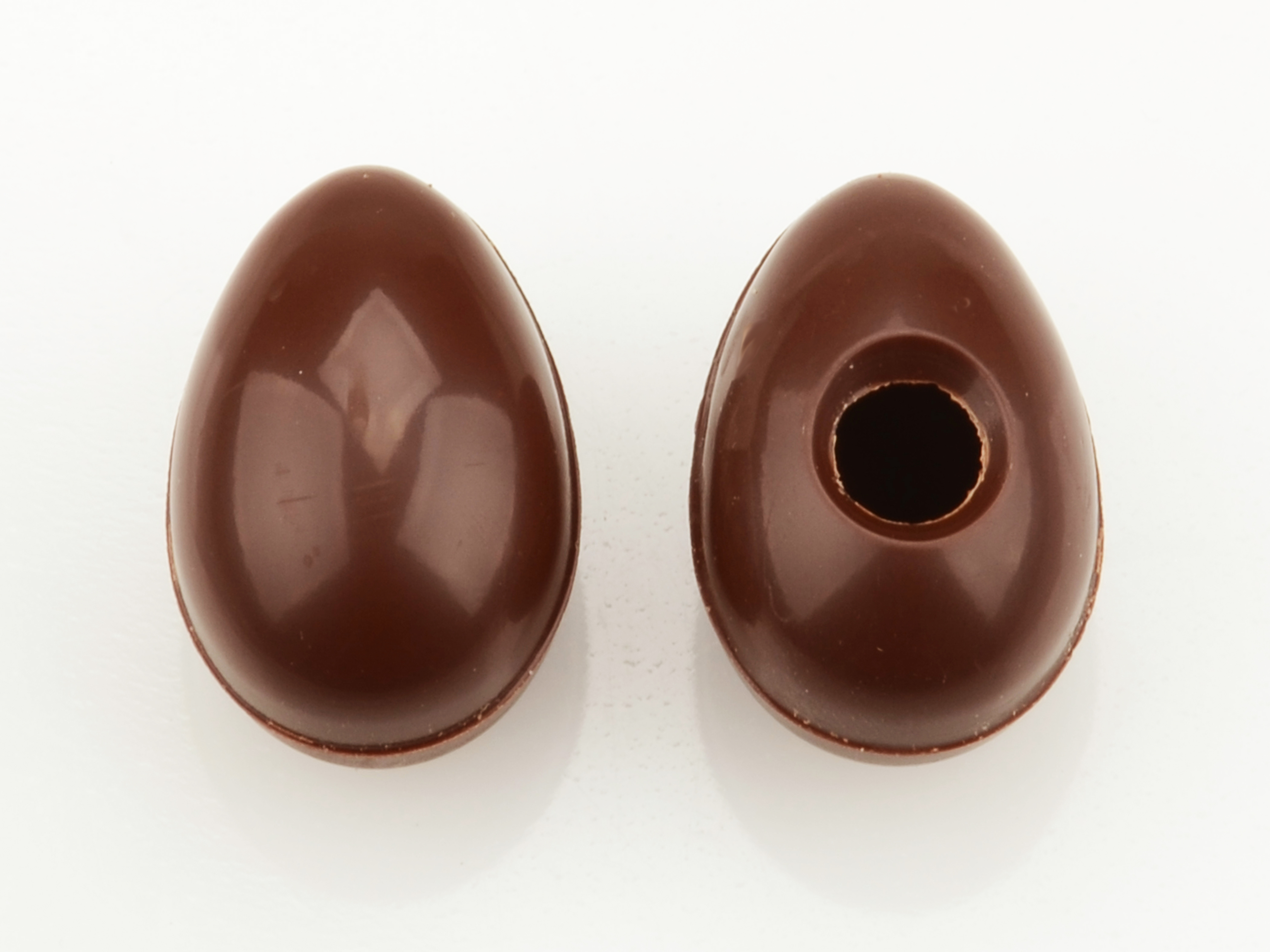 B02480 Medium Eier Hohlkörper Zartbitter - 7 Folien je 45 Stück
