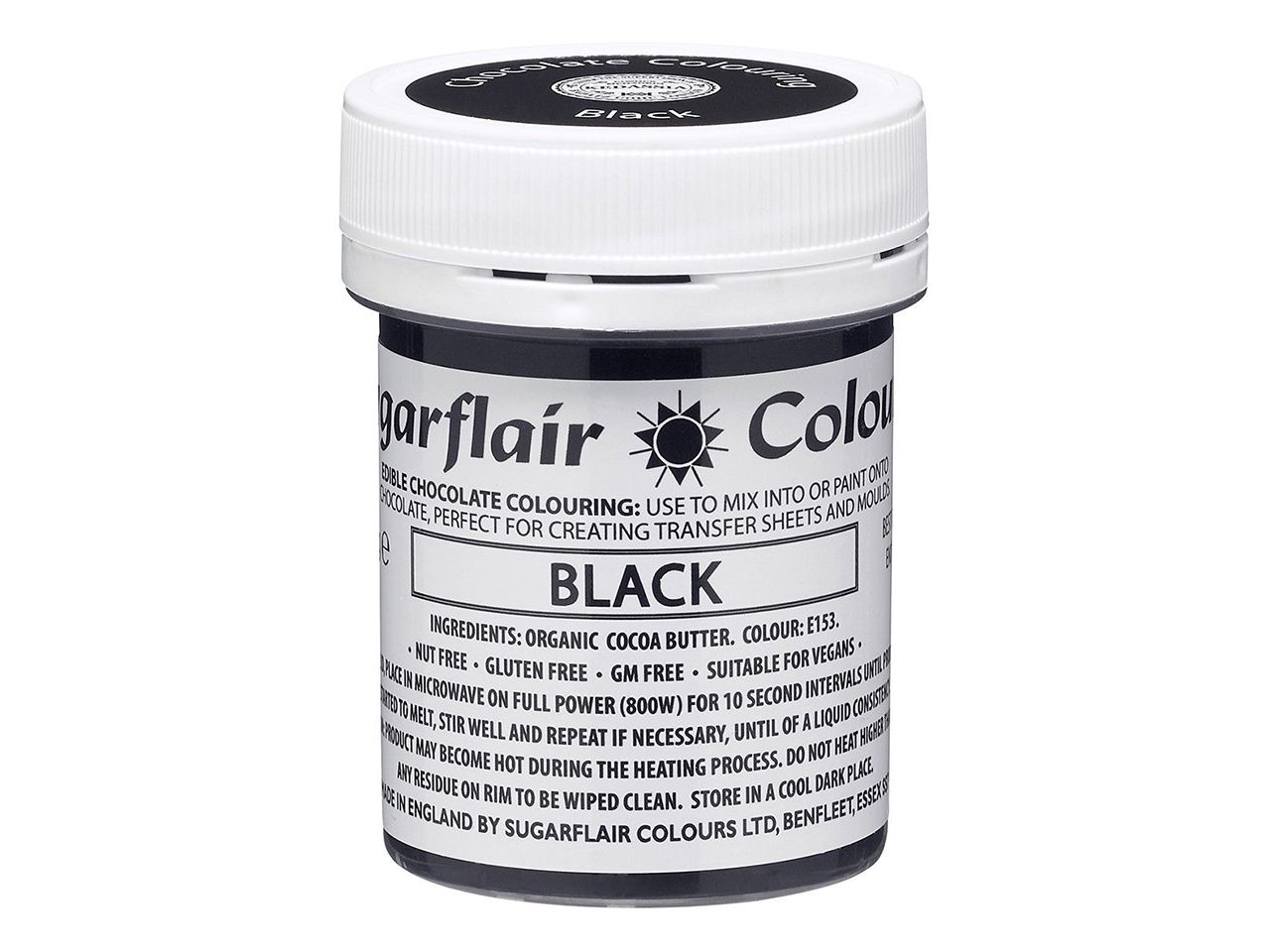 Schokoladenfarbe Schwarz 35g
