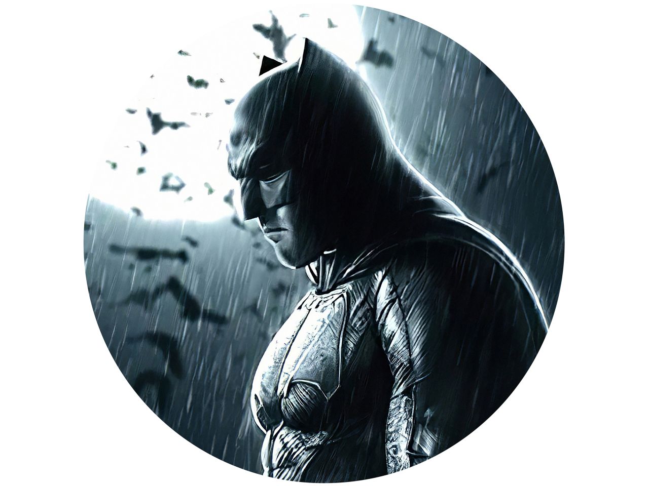 Tortenaufleger Batman rund 20cm