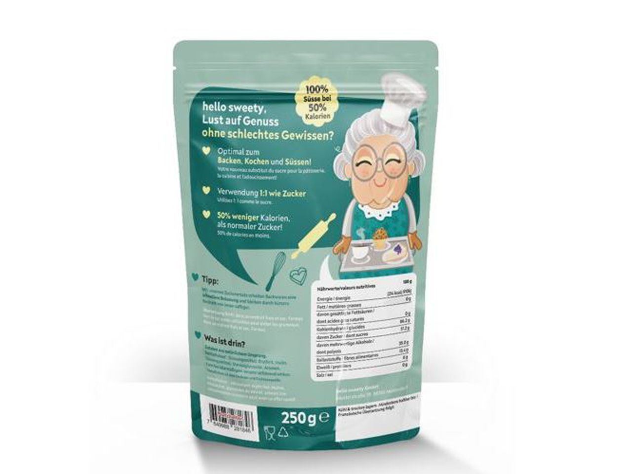 Zuckerersatz 250g Hello Sweety