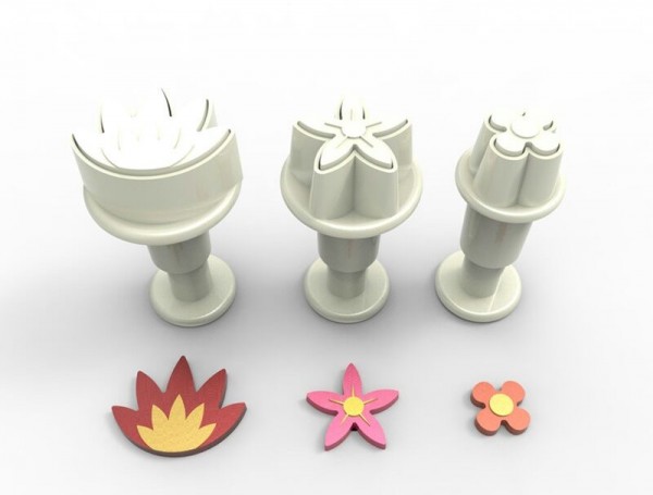 Stempelausstecher mini Blüten
