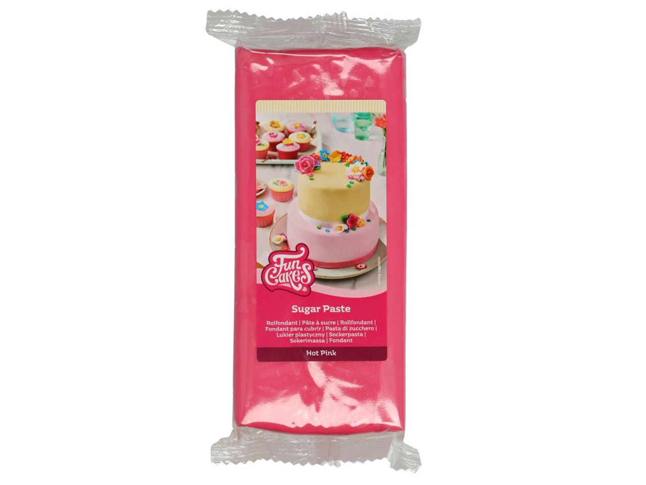 Hot Pink Fondant FunCakes - 1kg