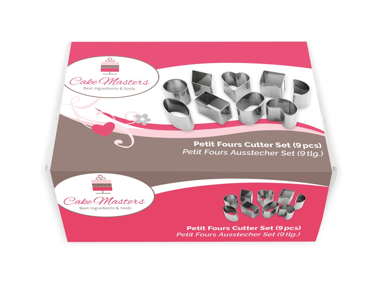 Petit Four Ausstecher-Set 9tlg.
