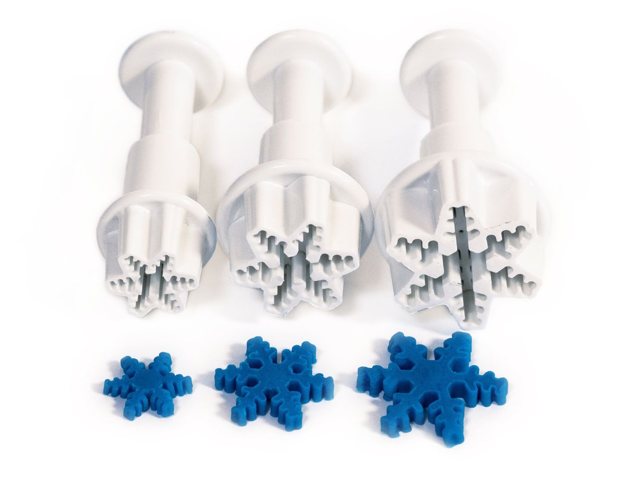 Stempelausstecher mini Schneeflocken 3tlg