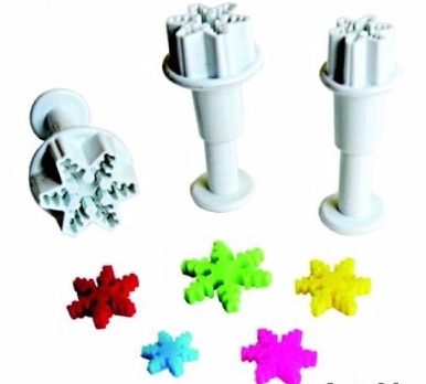Stempelausstecher mini Schneeflocken Winter Frozen Fondant