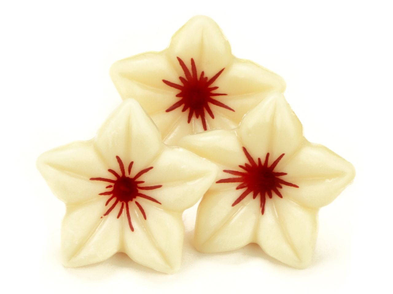 Schokoladen-Bl-ten-Weiss-1-Folie Schokoladen-Blüten Weiß 1 Folie
