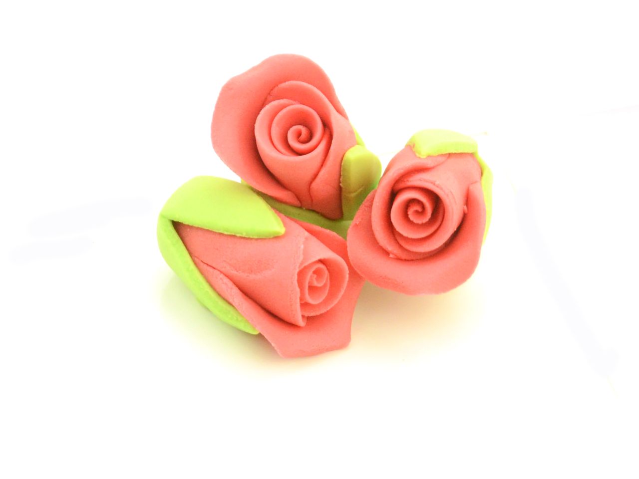 Zucker-Rosenknospen rot 3 Stk