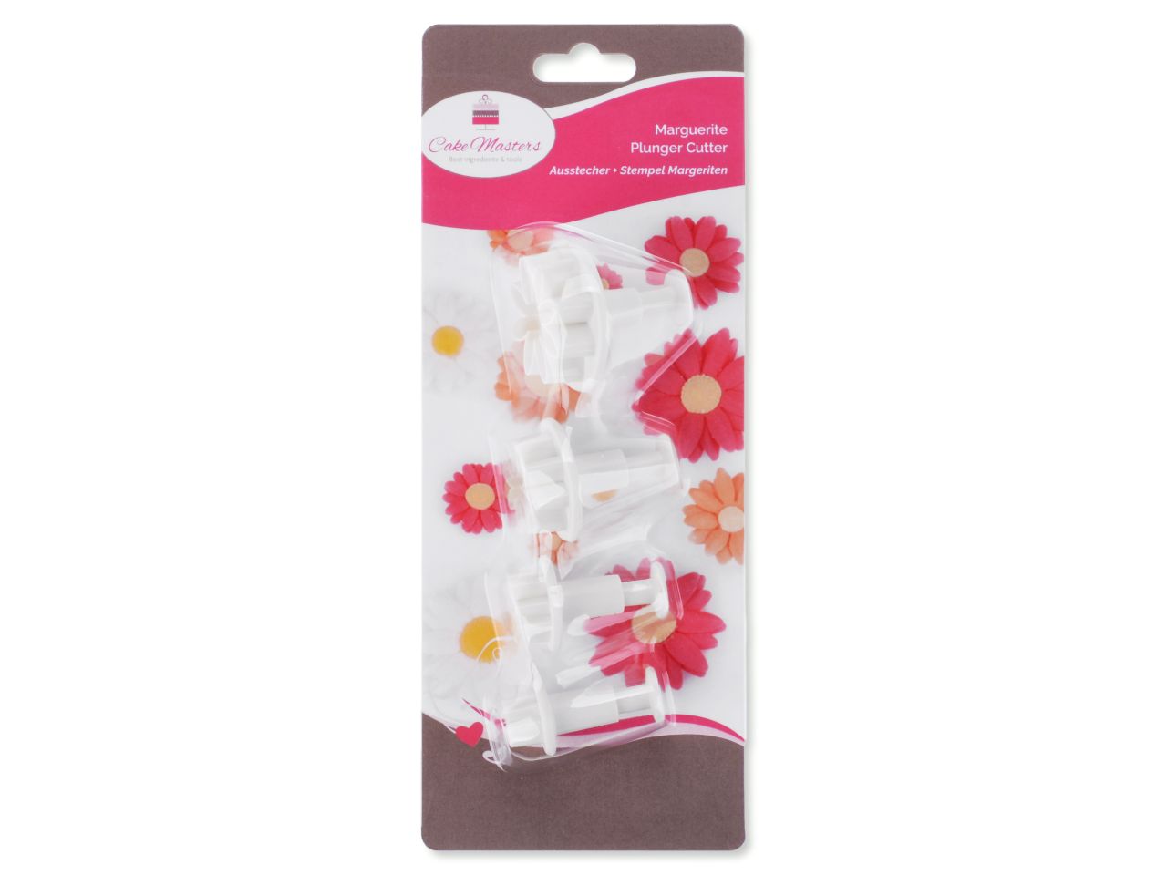 Ausstecher + Stempel Margeriten 4er