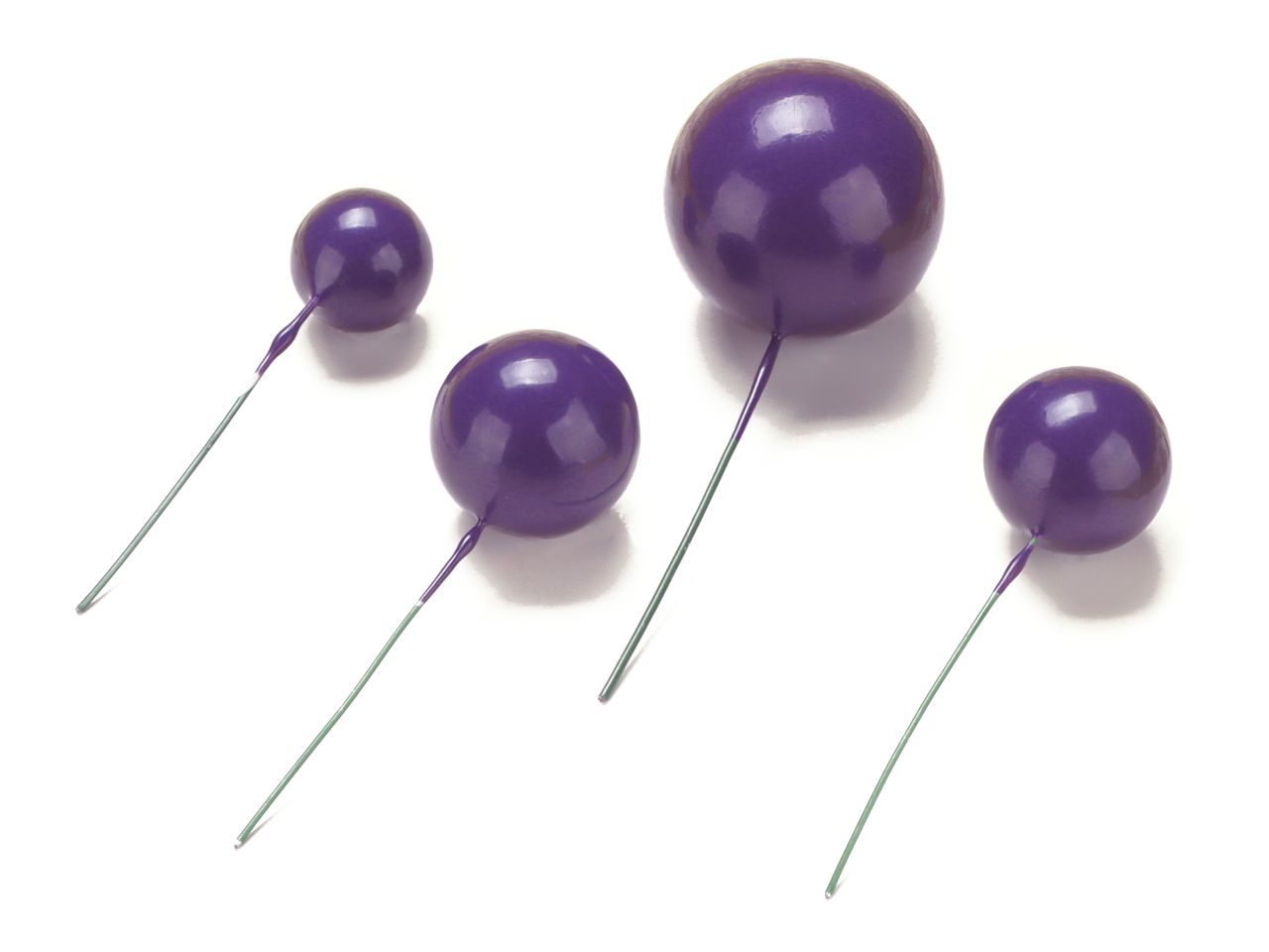Bubbles-Einstecker-Violett-4-St-ck Bubbles Einstecker Violett 4 Stück