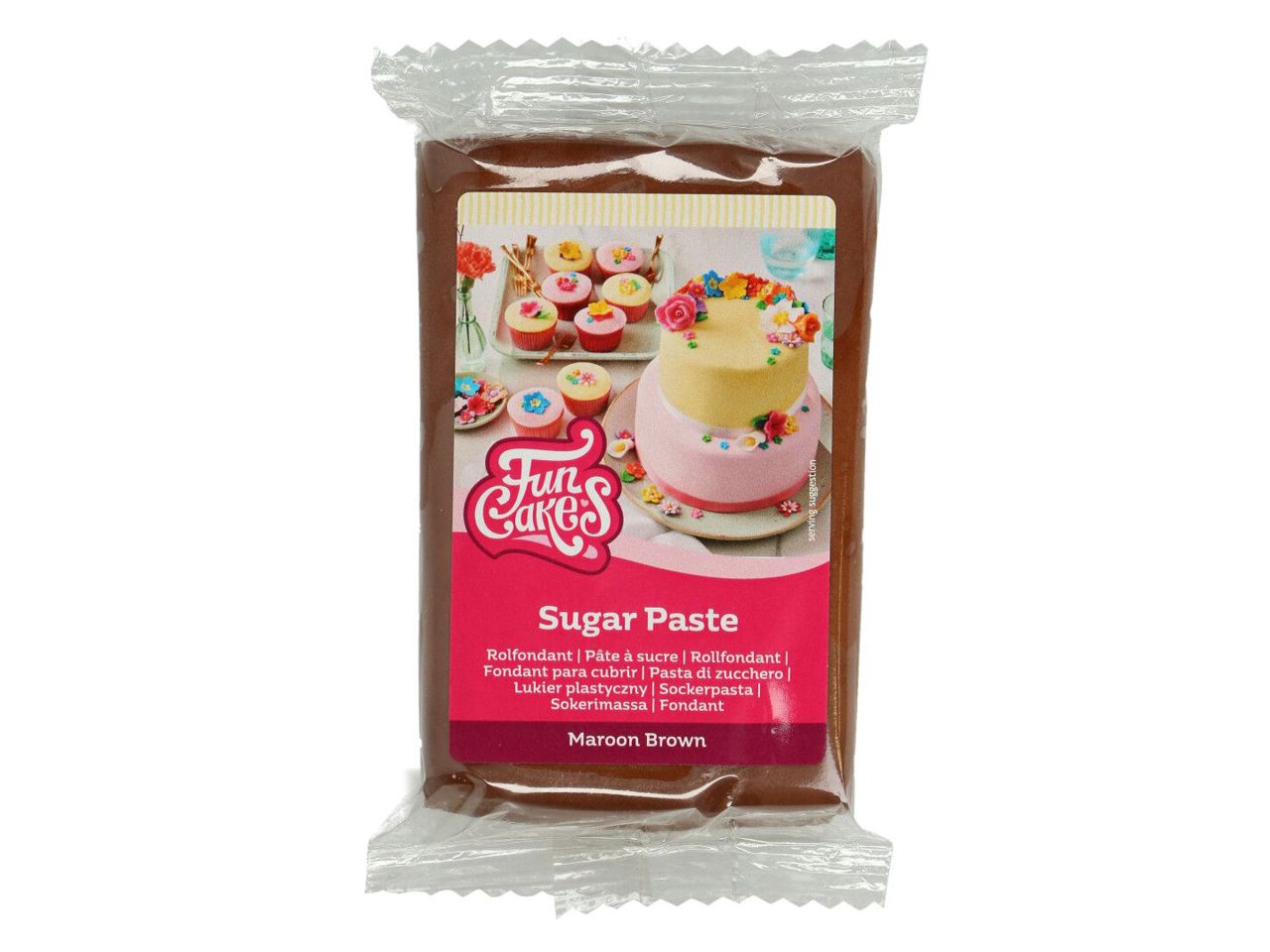 Maroon Brown Fondant FunCakes - 250g