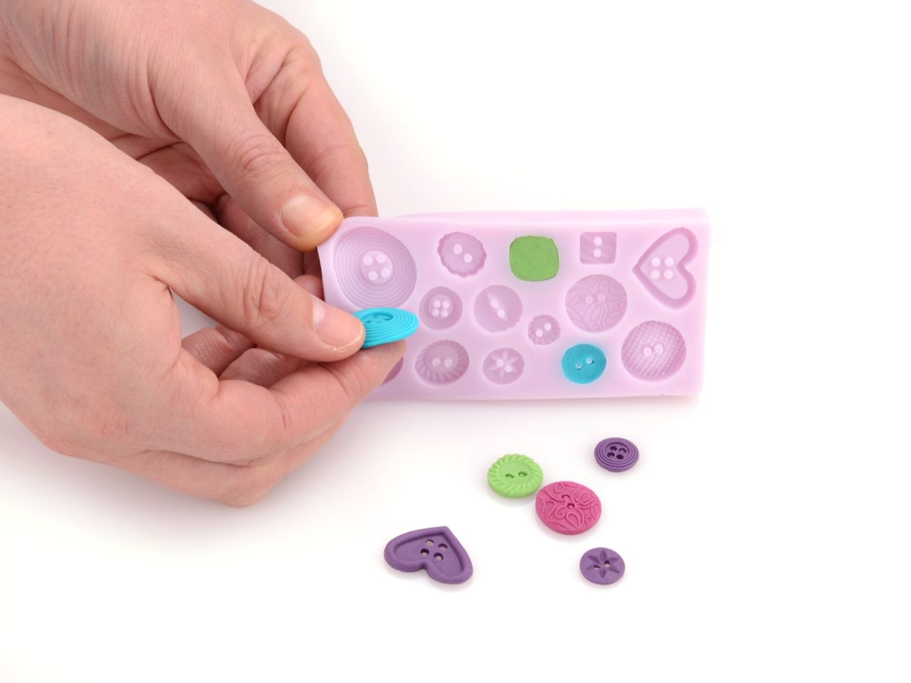 Knöpfe Silikonform