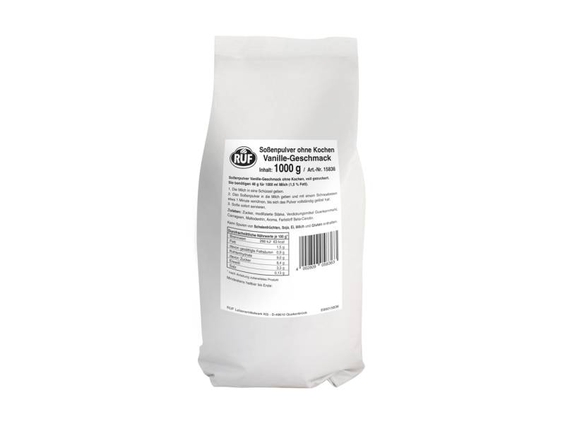 Soßenpulver Vanille ohne kochen 1kg Beutel