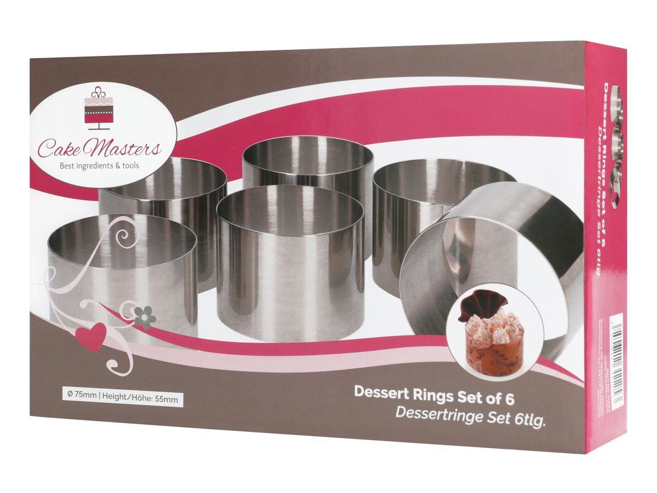 Dessertringe 6tlg. Set
