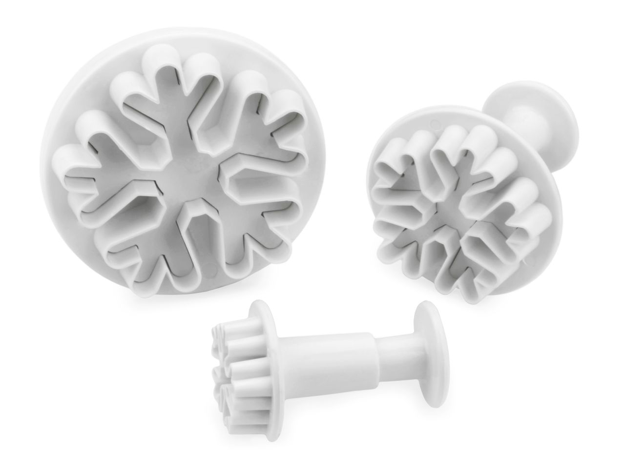 Ausstecher + Stempel Eiskristall 3tlg.